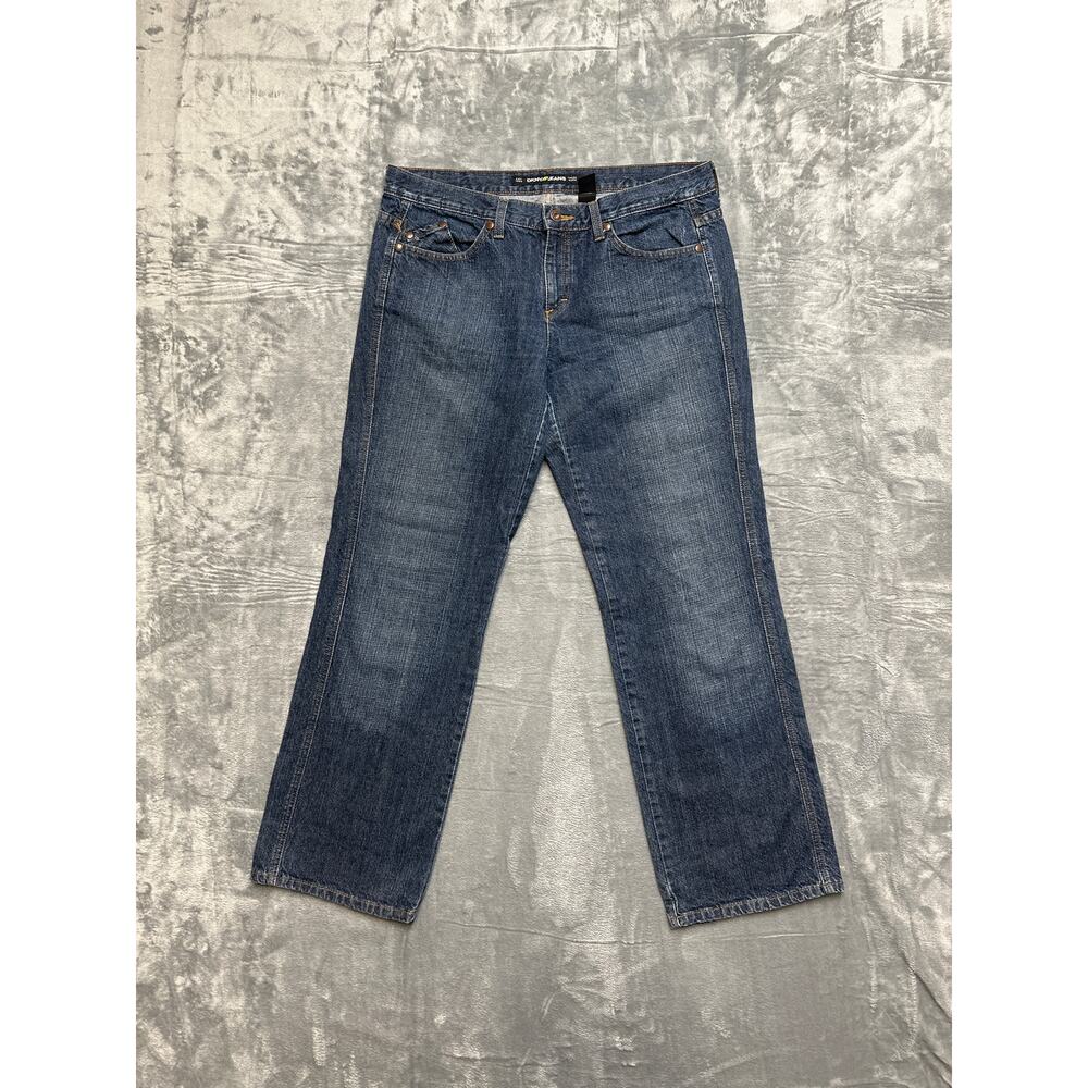 Vintage DKNY Jeans Straight Jeans Women's Size‎ 12R Dark Blue Denim